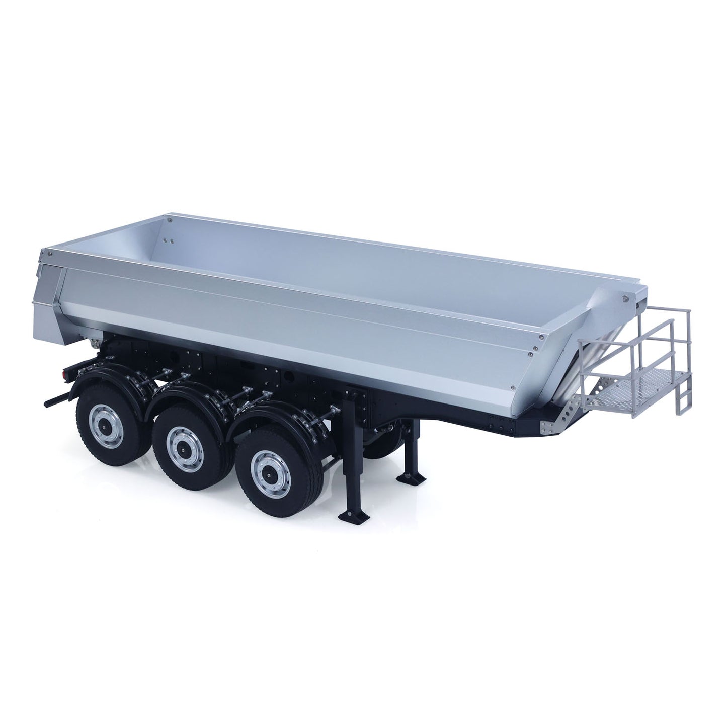 26.1Inches KABOLITE 1/14 Metal Radio Control Semi Trailer Dumper Electric Lifting for RC Tractor Truck SC 770S Light Support Leg