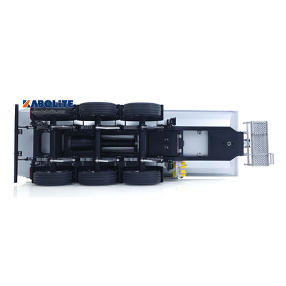 Fast Free Shipping for EU KABOLITE 1/14 Metal RC 3Axles Electric Lifting Semi Trailer Dumper for 5801 Tractor Truck 770S 100 Light Support Leg