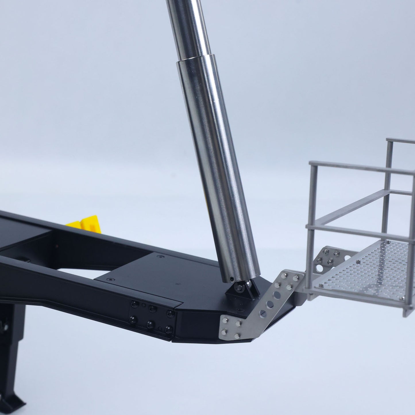 26.1Inches KABOLITE 1/14 Metal Radio Control Semi Trailer Dumper Electric Lifting for RC Tractor Truck SC 770S Light Support Leg