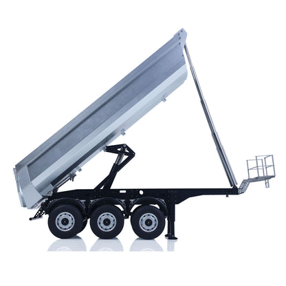 26.1Inches KABOLITE 1/14 Metal Radio Control Semi Dump Trailer Electric Lifting Truck Light Support Leg for 5801 770S RC Tractor Truck
