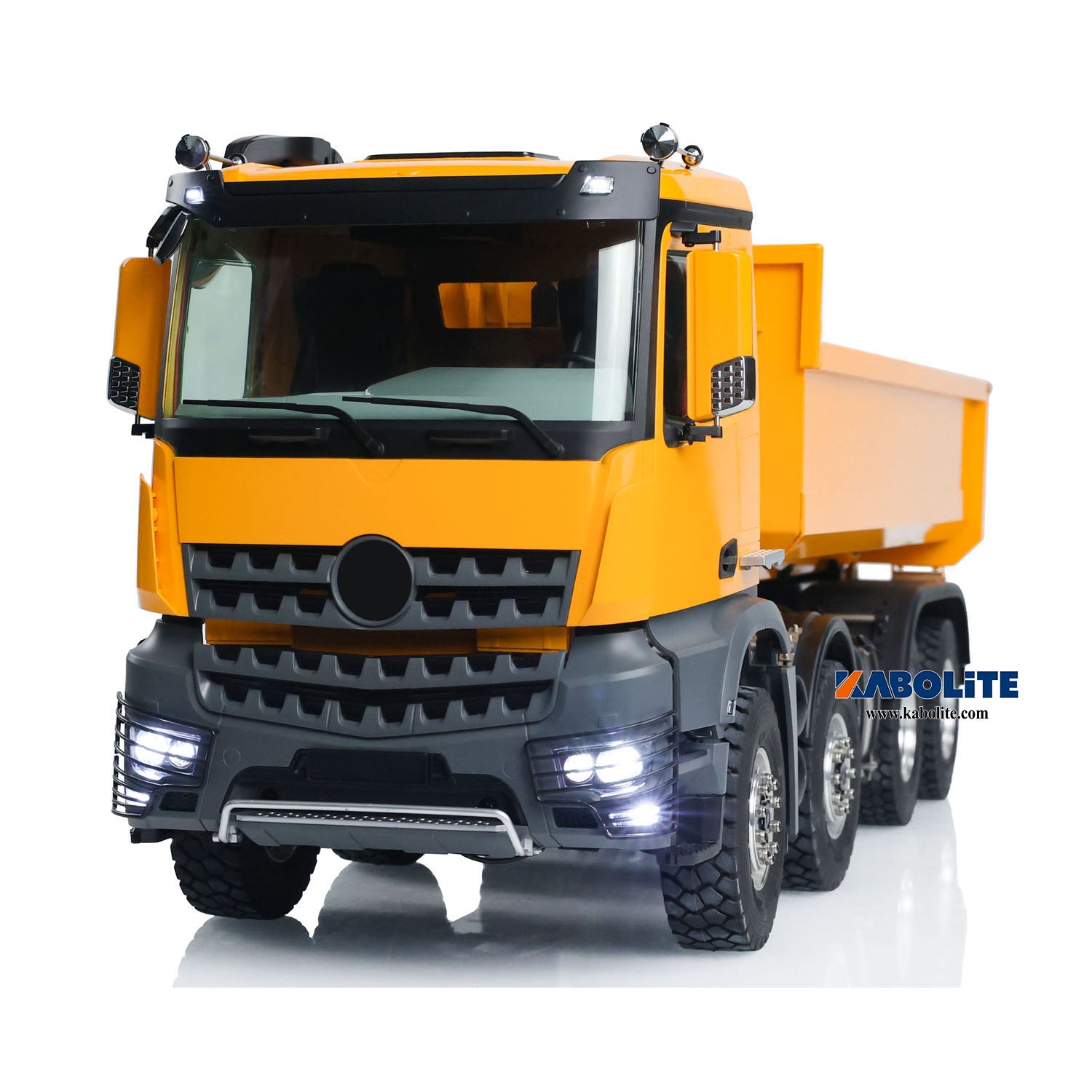 Kabolite K3365/K3366 1/14 8X8 RC Hydraulic Roll On Off Dumper Truck with Sound Light System