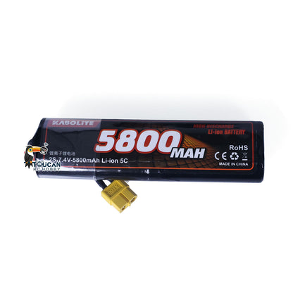 Kabolite 5800mAh 7.4V Li-ion Battery for 1/14 Hydraulic RC Dump Truck Tractor Car 3364 3365 3362 Model Spare Parts