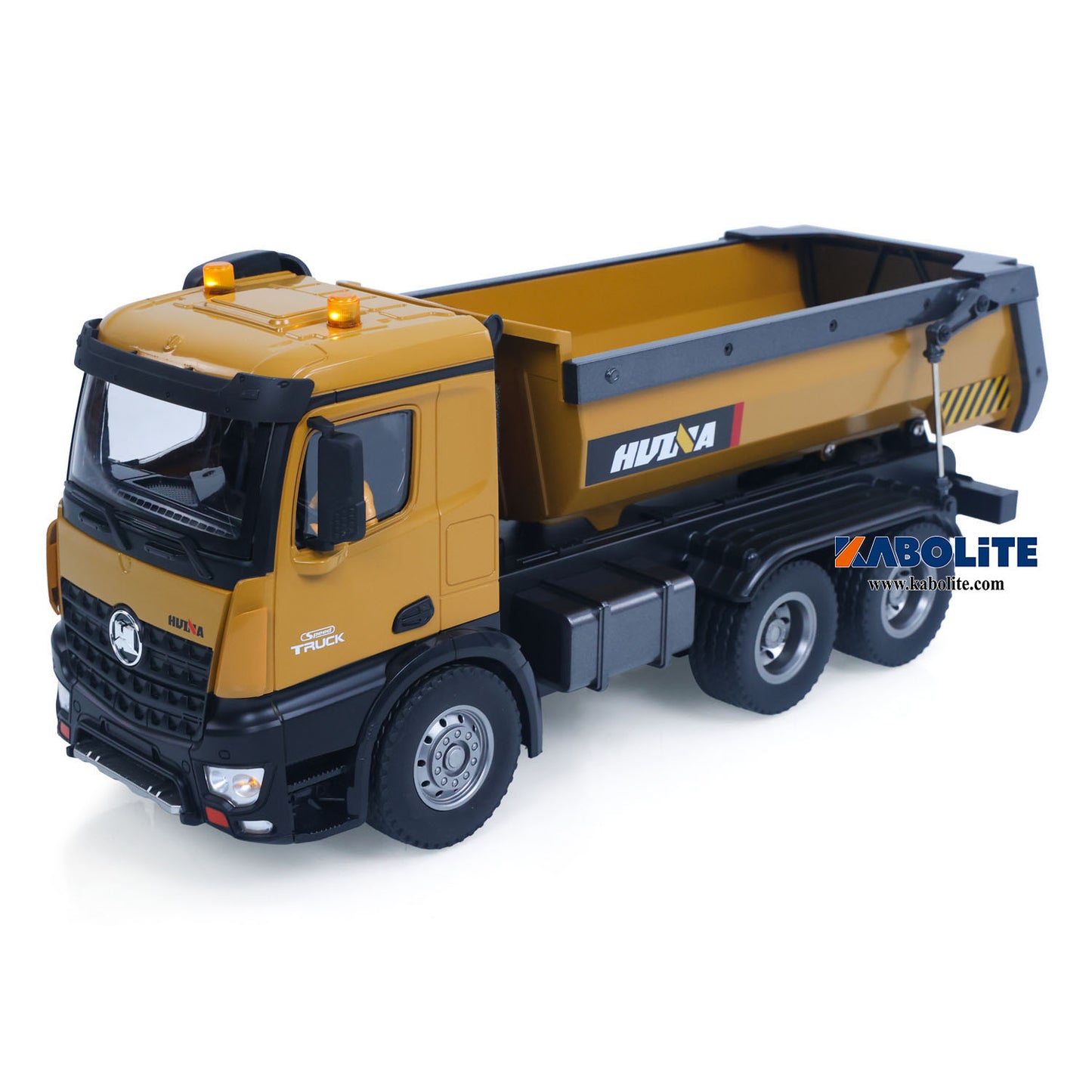 IN Stock 2.4G HUINA 573 1/14 Electric RC Dump Truck Remote Control Tipper Model with Flowing Water Light Sound Effect Gift for Boys