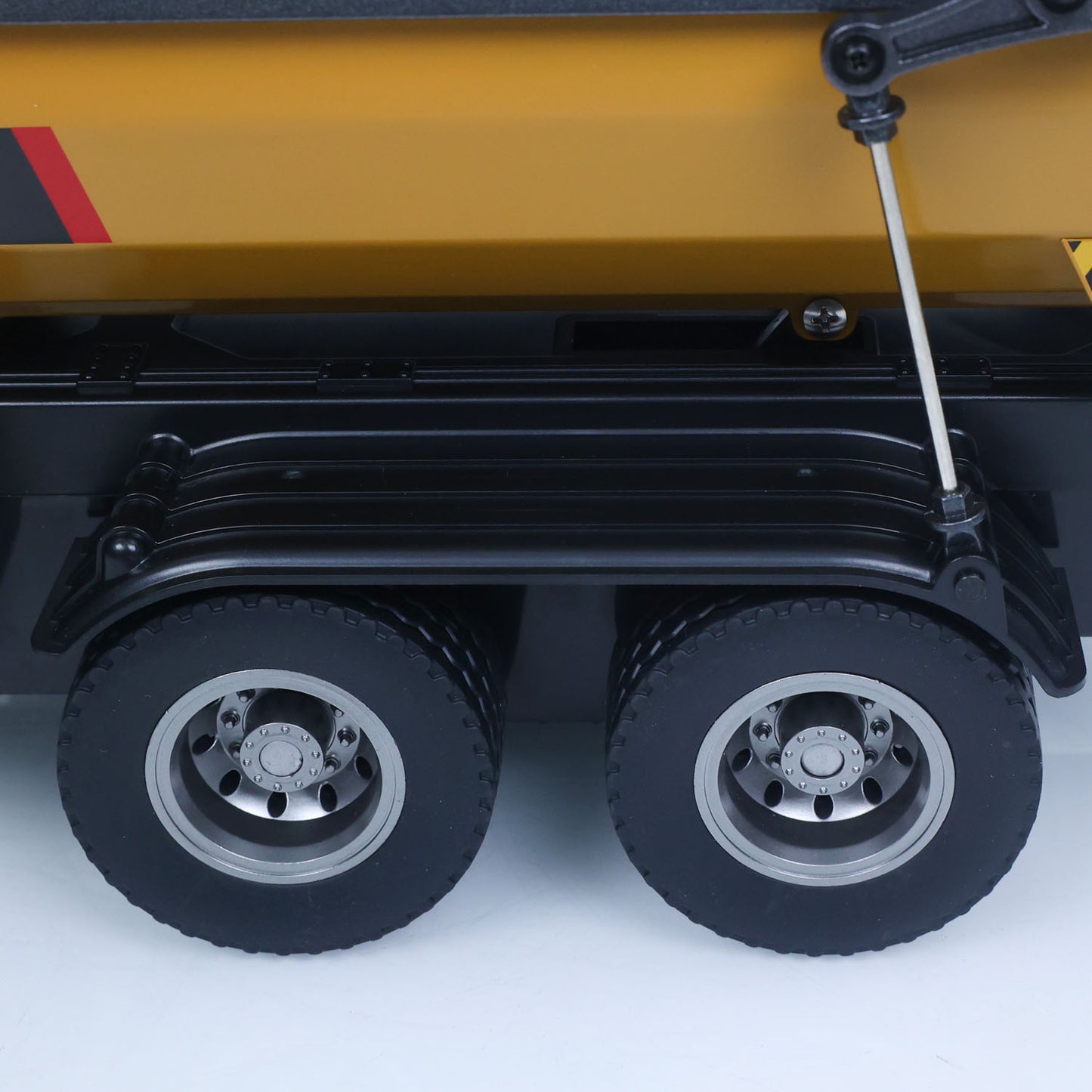 US Stock HUINA 1/14 Electric RC Dump Truck 573 Remote Control Tipper Model Vehicle Flowing Water Light Sound Effect 2.4G Radio Battery