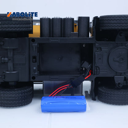 IN Stock 2.4G HUINA 573 1/14 Electric RC Dump Truck Remote Control Tipper Model with Flowing Water Light Sound Effect Gift for Boys