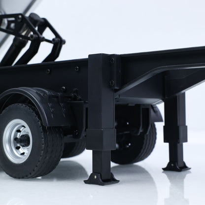 IN Stock Electric Semi Dump Trailer Light Effect Support Legs For HUINA 1/18 Remote Control Tractor Truck 1501 1501PRO Finished Model