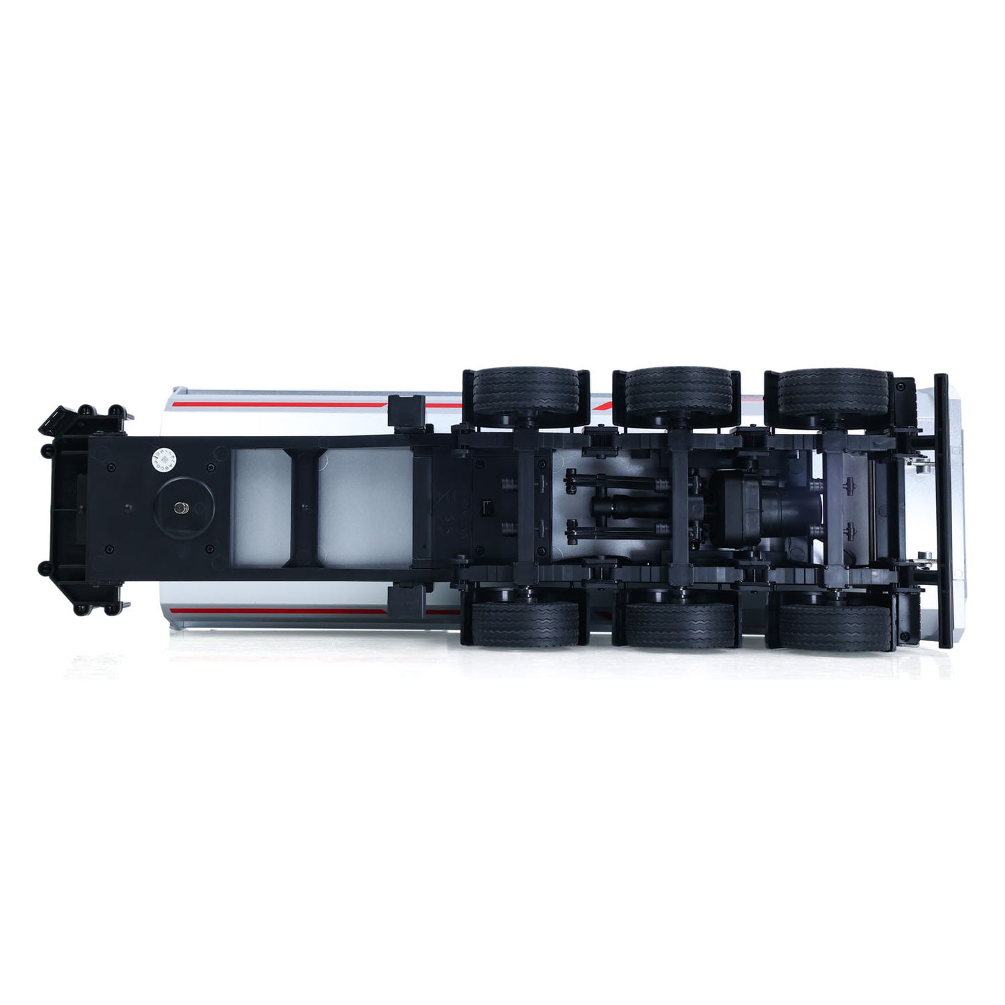 IN Stock Electric Semi Dump Trailer Light Effect Support Legs For HUINA 1/18 Remote Control Tractor Truck 1501 1501PRO Finished Model