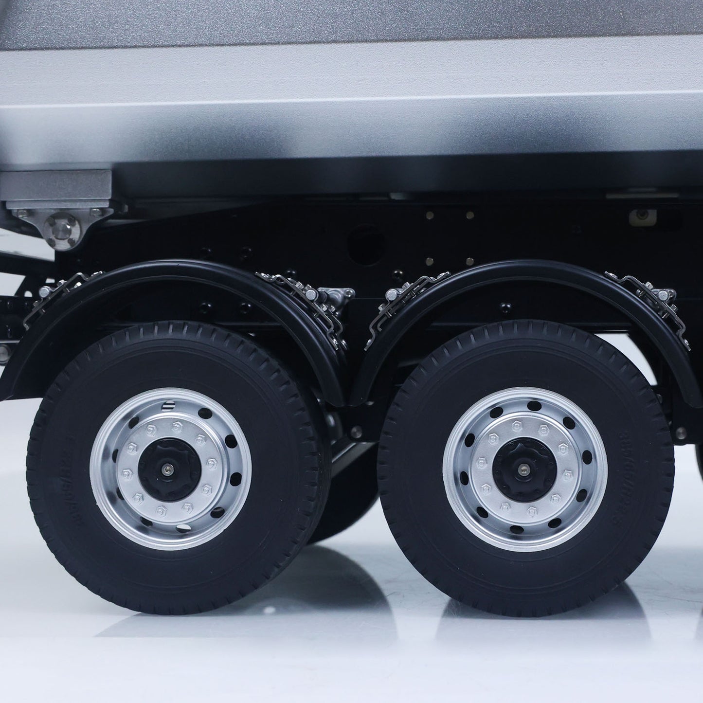 US Stock Kabolite 1/14 4X4 RC Tractor Truck 5801 3Axles Electric Lifting Dump Trailer 2 Speed Transmission Battery Light Sound System