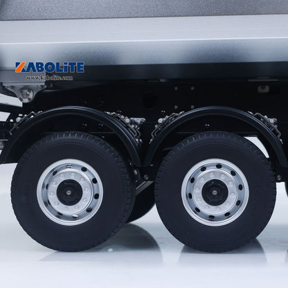 US Stock Kabolite 1/14 4X4 RC Tractor Truck 5801 3Axles Electric Lifting Dump Trailer 2 Speed Transmission Battery Light Sound System