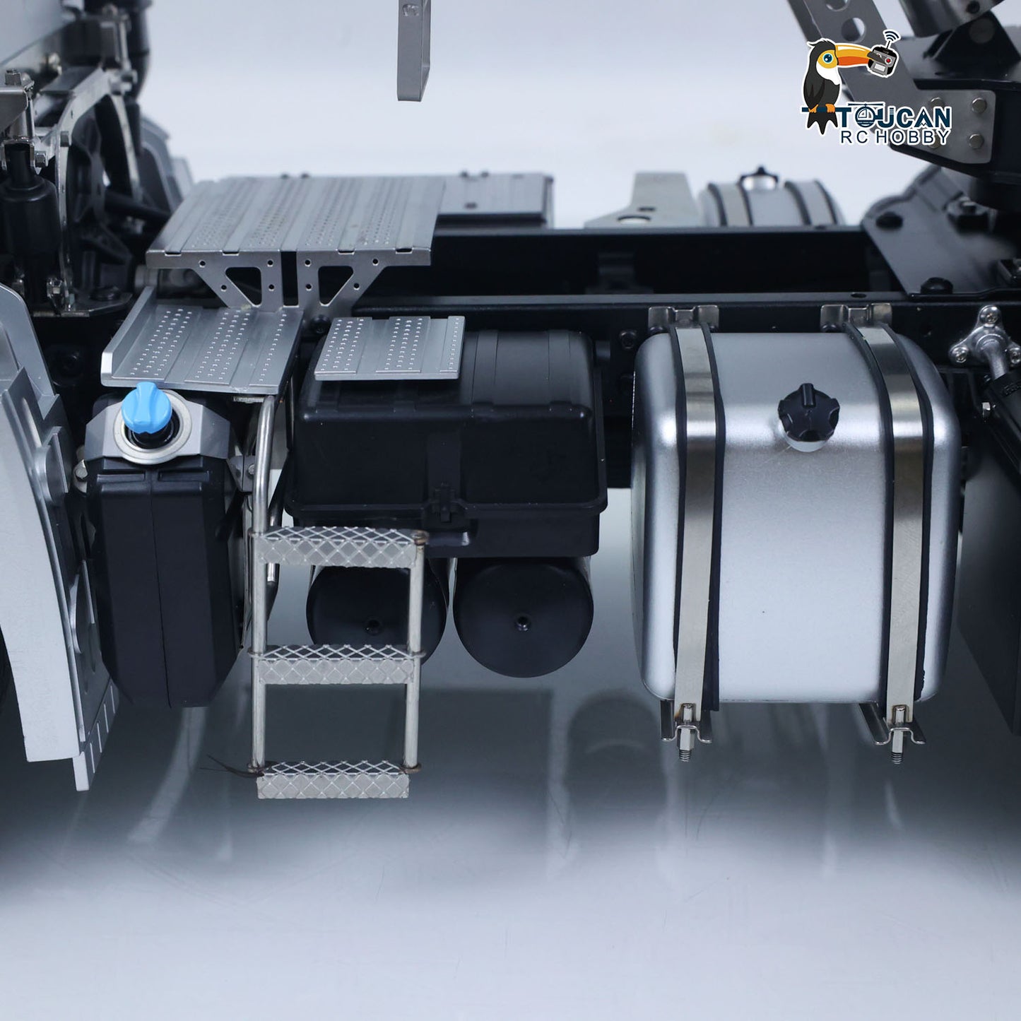 Fast Free Shipping Kabolite RTR Car 1/14 4X4 RC Tractor Truck 3Axles Electric Lifting Dump Trialer