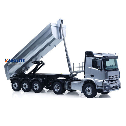 Fast Free Shipping for EU Kabolite K5801 Car 1/14 Scale 4X4 RC Tractor Truck 3Axles AWD W/ Electric Lifting Hopper Dump Trailer Tipper Battery
