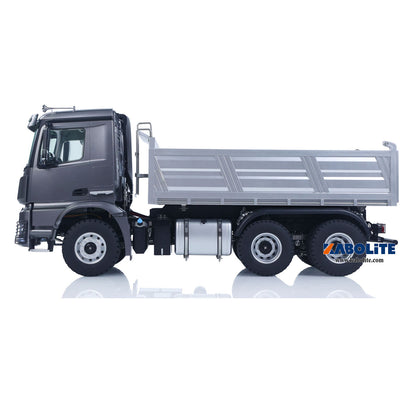 Kabolite 1/14 5702 RC Dumper Truck 6*6 Electric Lifting Tipper Model FlySky Radio System 2 Speed Gearbox