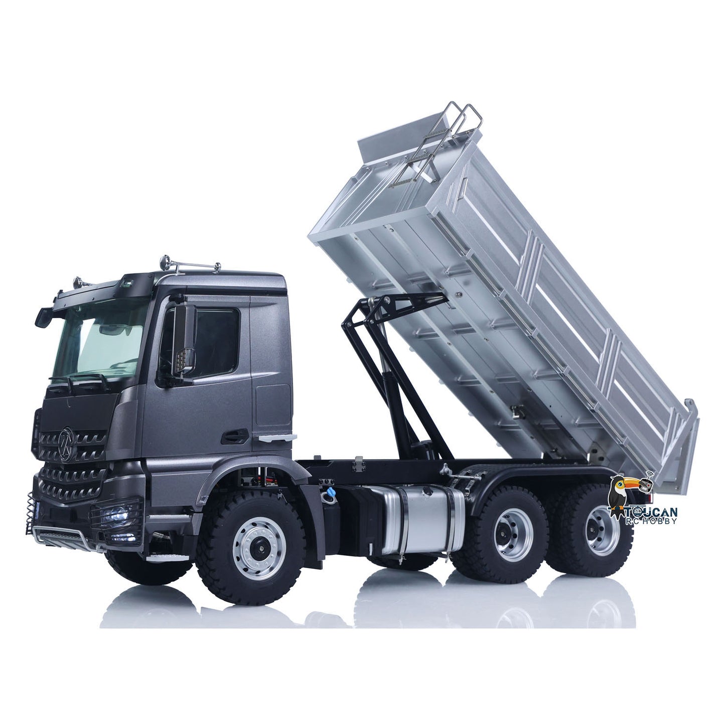 Fast Free Shipping New 2.4G RC Electric Lifting Dumper 5702 Model 1:14 6*6 Remote Control Tipper Lifting Rod Vehicle Sound Light Motor RTR Car Toy