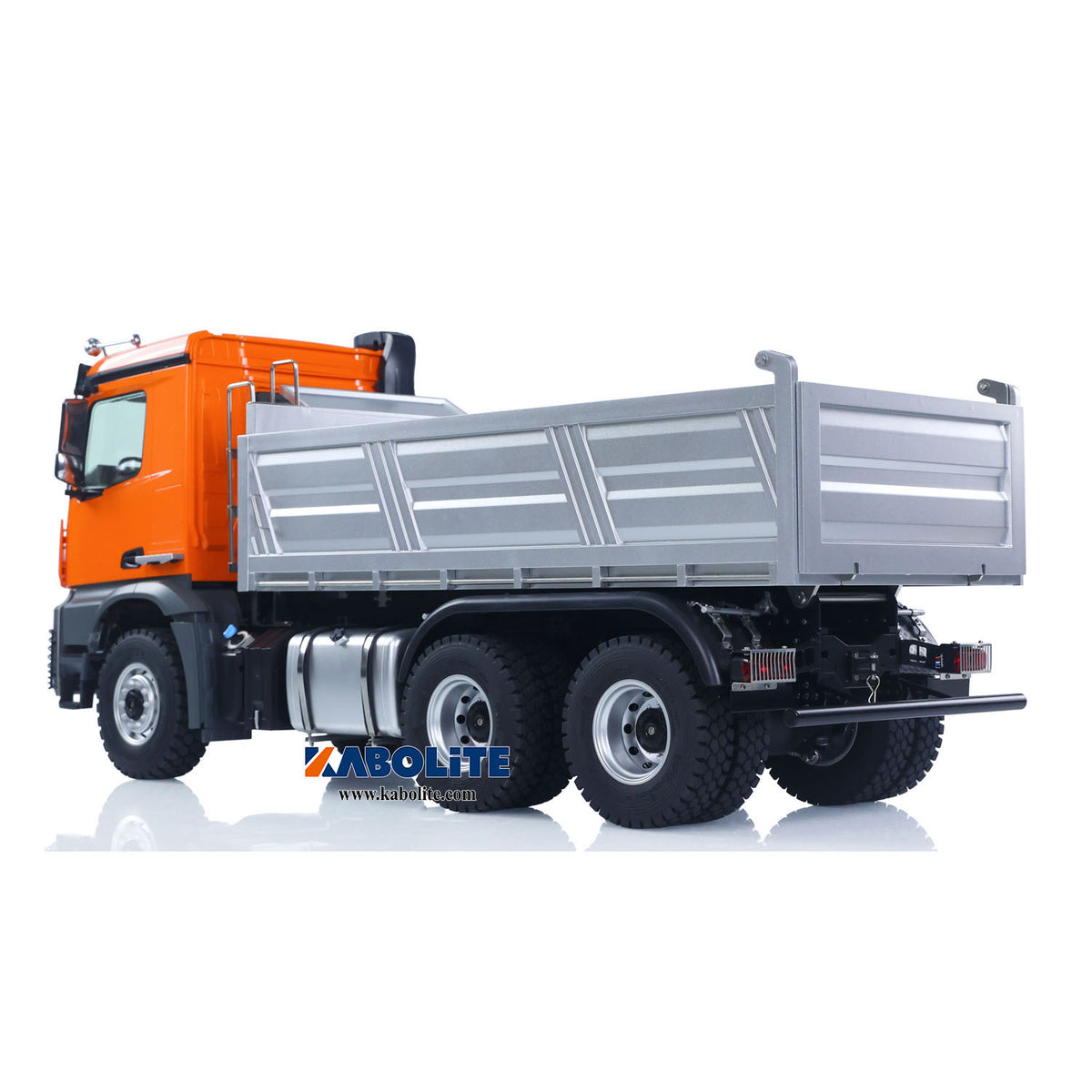 Kabolite 1/14 5702 RC Dumper Truck 6*6 Electric Lifting Tipper Model FlySky Radio System 2 Speed Gearbox