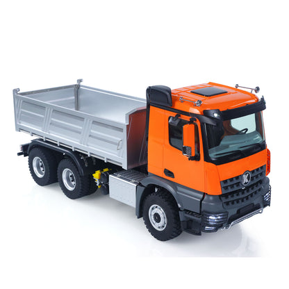 US Stock 1/14 2.4G Remote Control Electric Lifting Dumper 5702 RTR Car Model 6*6 Tipper Vehicle 2 Speed Sound Light Motor