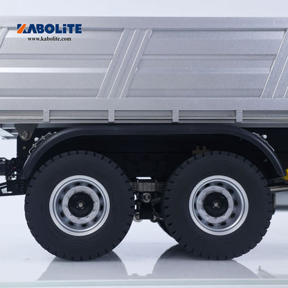 US Stock 1/14 2.4G Remote Control Electric Lifting Dumper 5702 RTR Car Model 6*6 Tipper Vehicle 2 Speed Sound Light Motor
