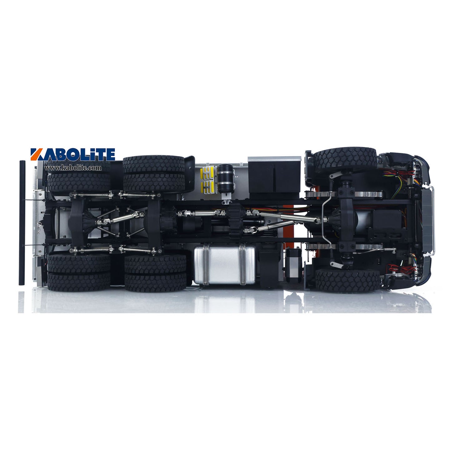 US Stock 1/14 2.4G Remote Control Electric Lifting Dumper 5702 RTR Car Model 6*6 Tipper Vehicle 2 Speed Sound Light Motor