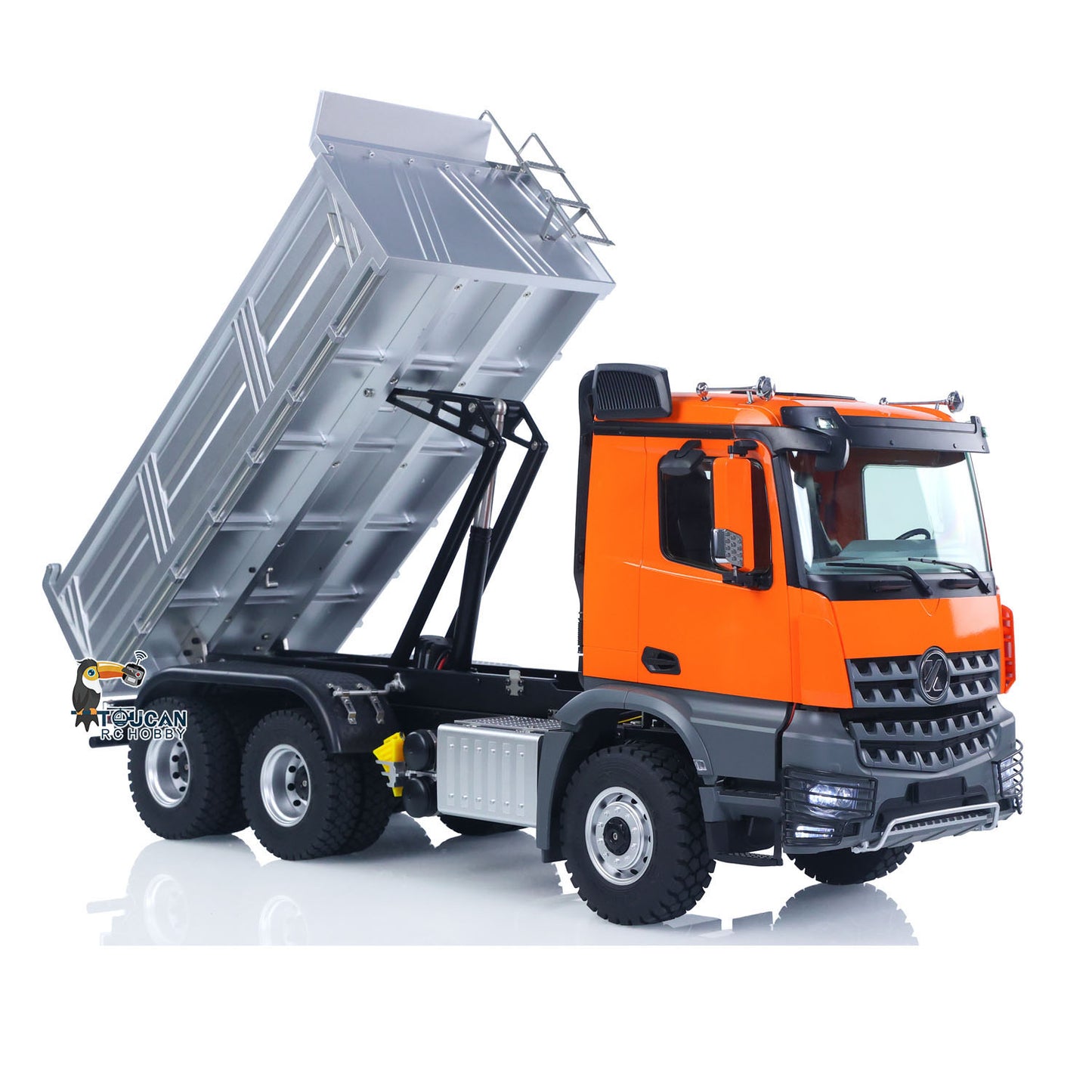 Fast Free Shipping 1/14 2.4G Remote Control Electric Lifting Dumper 5702 Model 6*6 Tipper Vehicle 2Speed Sound Light Motor RTR Car Gifts Adults