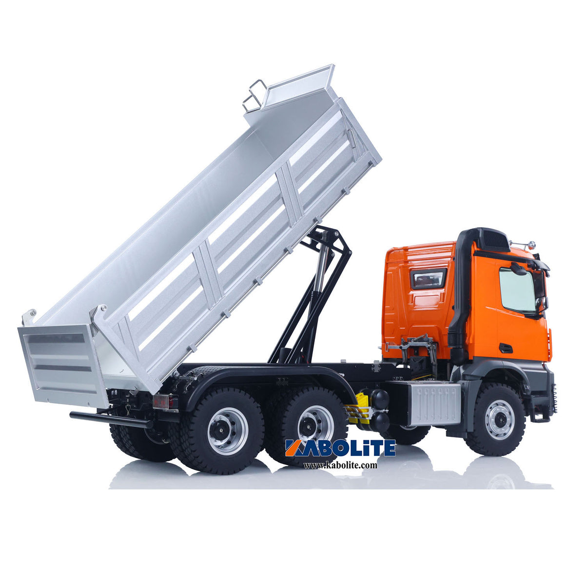 US Stock 1/14 2.4G Remote Control Electric Lifting Dumper 5702 RTR Car Model 6*6 Tipper Vehicle 2 Speed Sound Light Motor