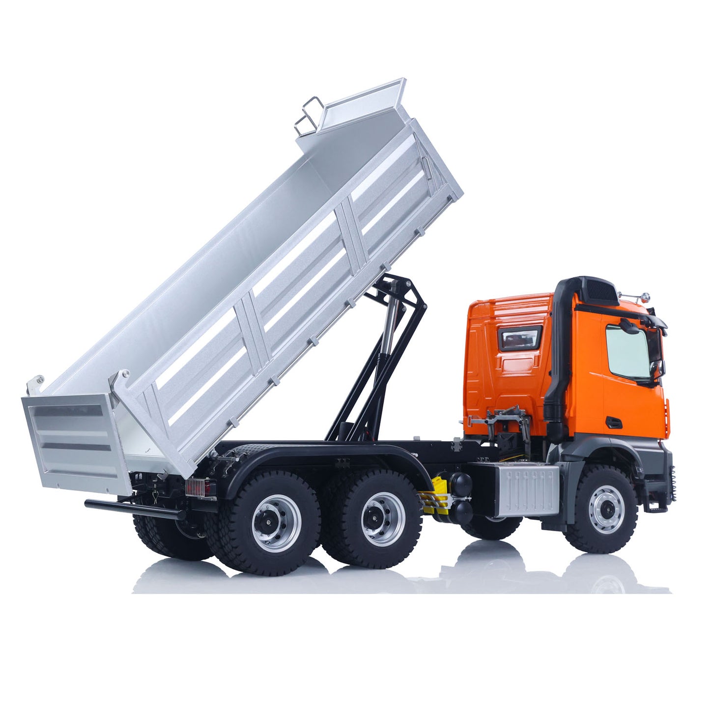 Big Discount Fast Free Shipping for EU 1/14 2.4G Remote Control Electric Lifting Dumper 5702 Model 6*6 Tipper Vehicle 2Speed Sound Light Motor RTR Car Gifts Adults