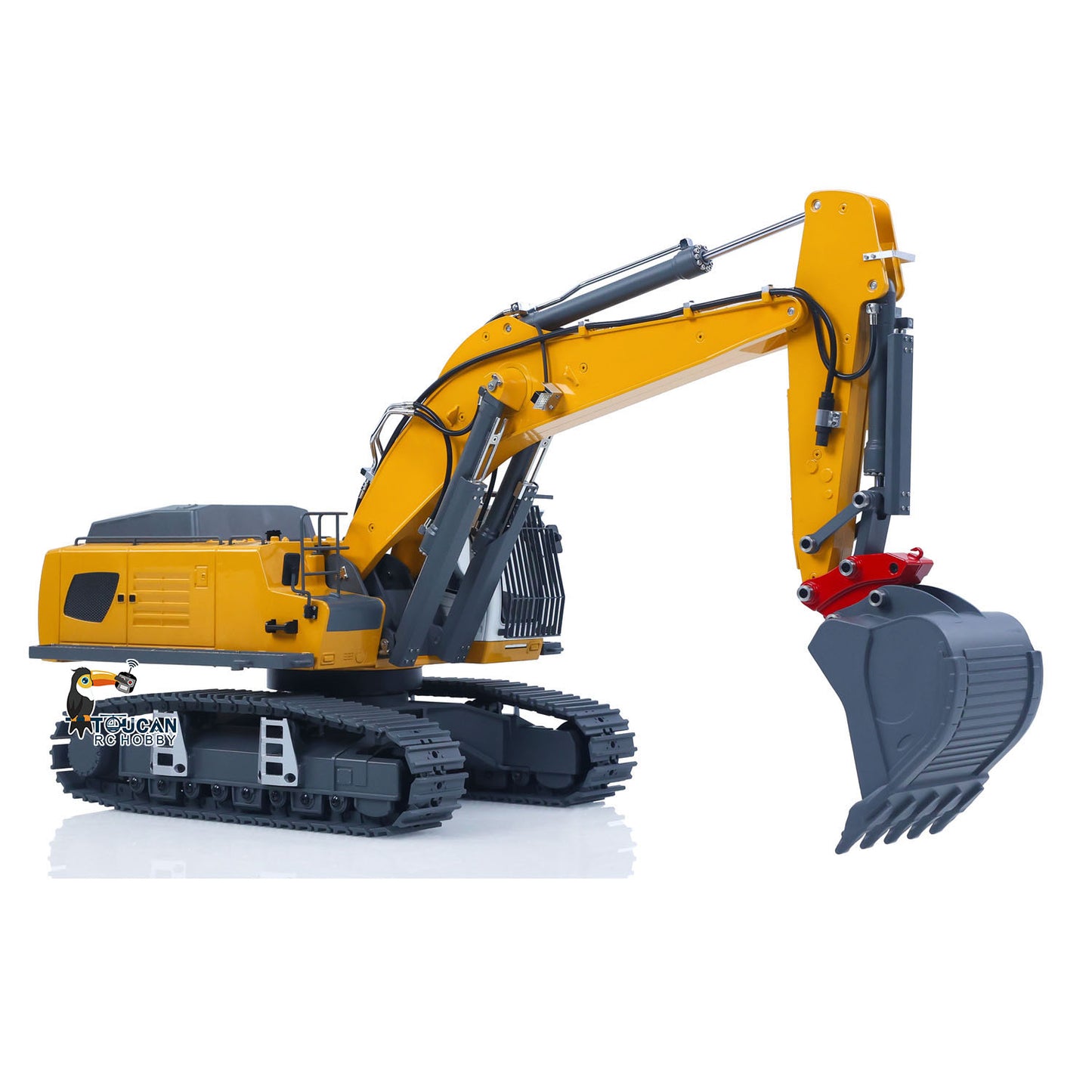 New Released! KABOLITE 1/18 K962 100S Remote Control Hydraulic Excavator RC Digger Electric Claw Ripper Hammer Construction Car Machine Toys