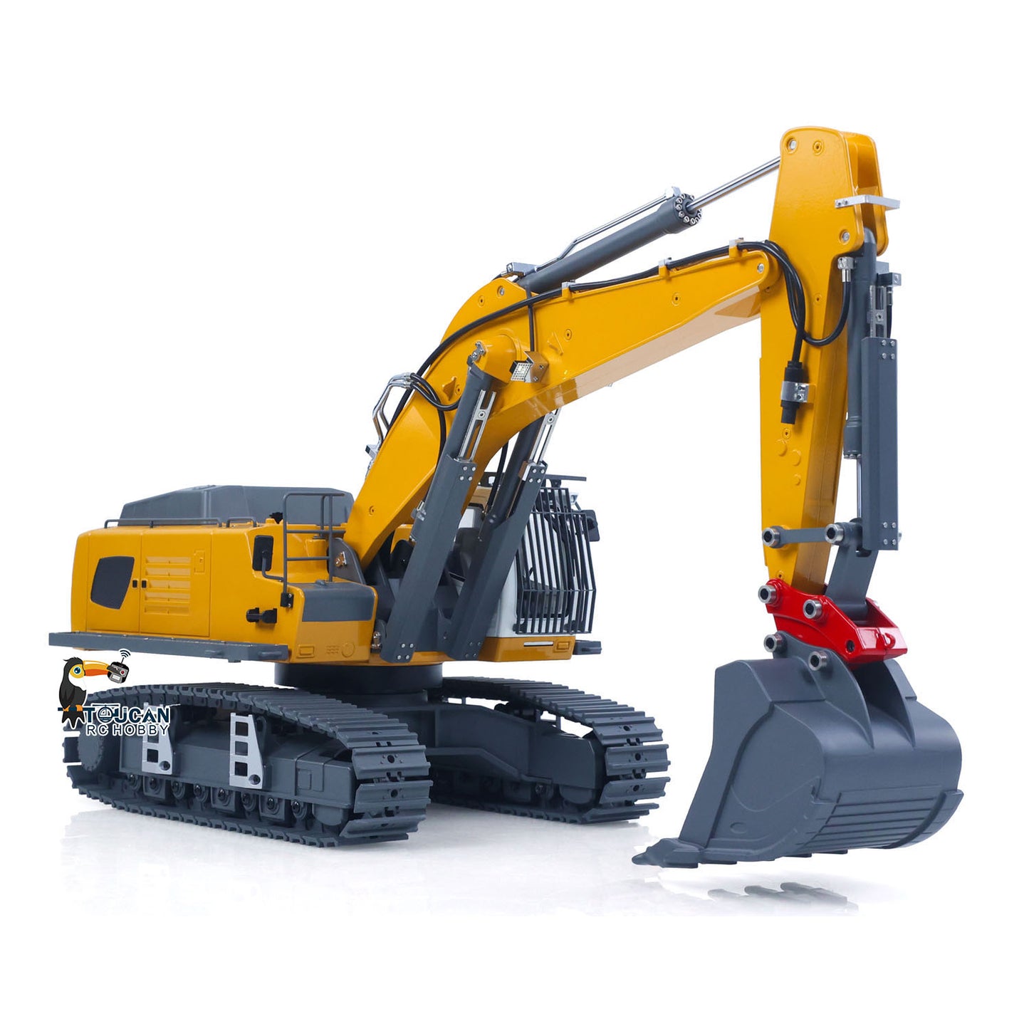 New Released! KABOLITE 1/18 K962 100S Remote Control Hydraulic Excavator RC Digger Electric Claw Ripper Hammer Construction Car Machine Toys