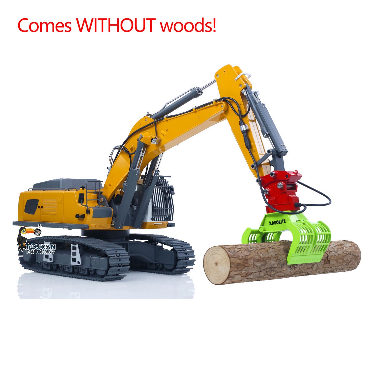 New Released! KABOLITE 1/18 K962 100S Remote Control Hydraulic Excavator RC Digger Electric Claw Ripper Hammer Construction Car Machine Toys