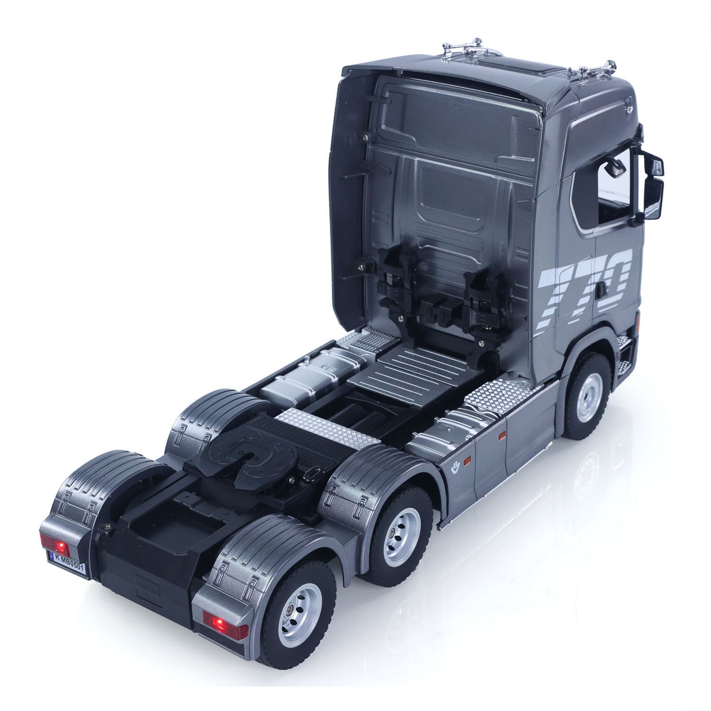 Finished Model RTR HUINA Electric 1/18 Remote Control Tractor Truck 1501PRO 6X4 RC Lorry Vehicle Light Sound Effect Battery
