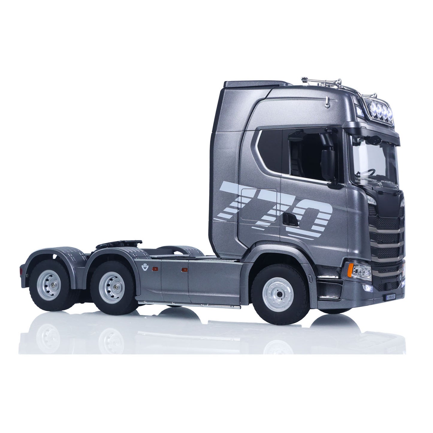 Finished Model RTR HUINA Electric 1/18 Remote Control Tractor Truck 1501PRO 6X4 RC Lorry Vehicle Light Sound Effect Battery