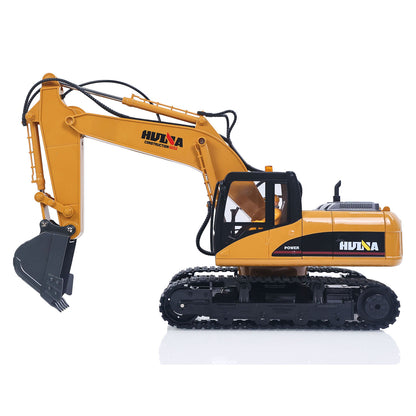 US Stock HUINA 1/14 1535 15CH RC Electric Excavator Remote Control Digger RTR Toy Model 2.4G Radio System Cabin Battery Sound Light Unit