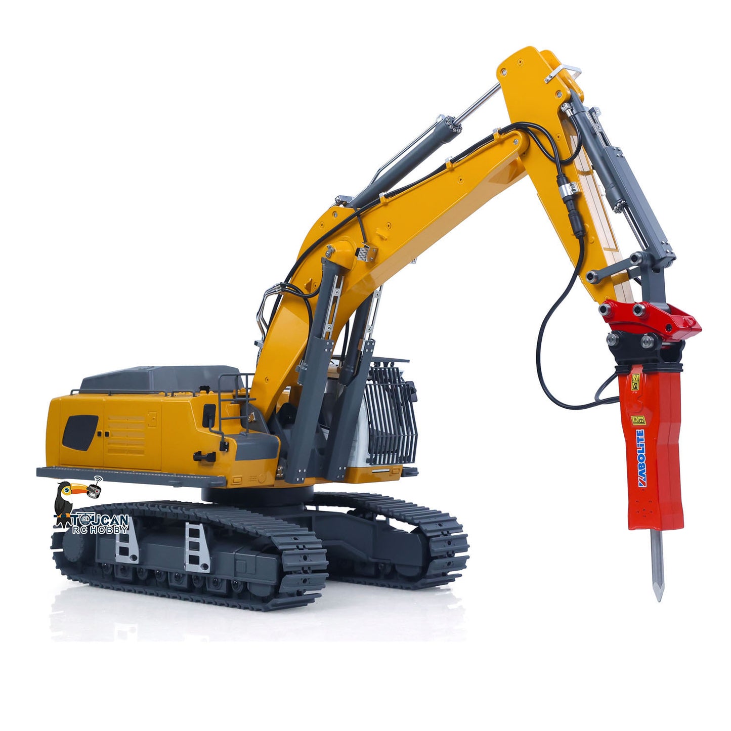 US Stock KABOLITE 1/18 K962 100S Remote Control Hydraulic Excavator RC Digger Electric Claw Ripper Hammer Construction Car Machine Toys