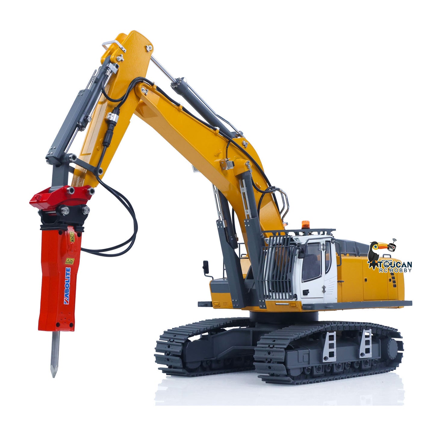 New Released! KABOLITE 1/18 K962 100S Remote Control Hydraulic Excavator RC Digger Electric Claw Ripper Hammer Construction Car Machine Toys