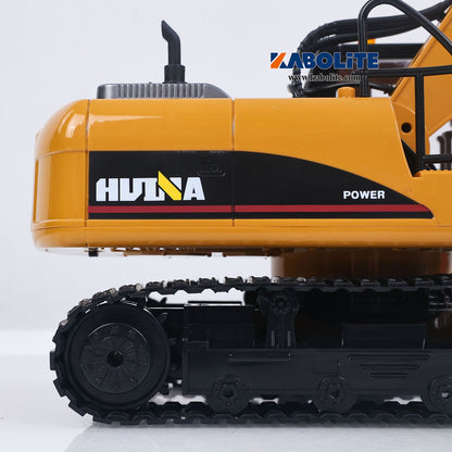 IN Stock HUINA 1535 1/14 RC Electric Excavator 15CH 2.4G Remote Control Digger with Sound Light Effects Gift for Boys