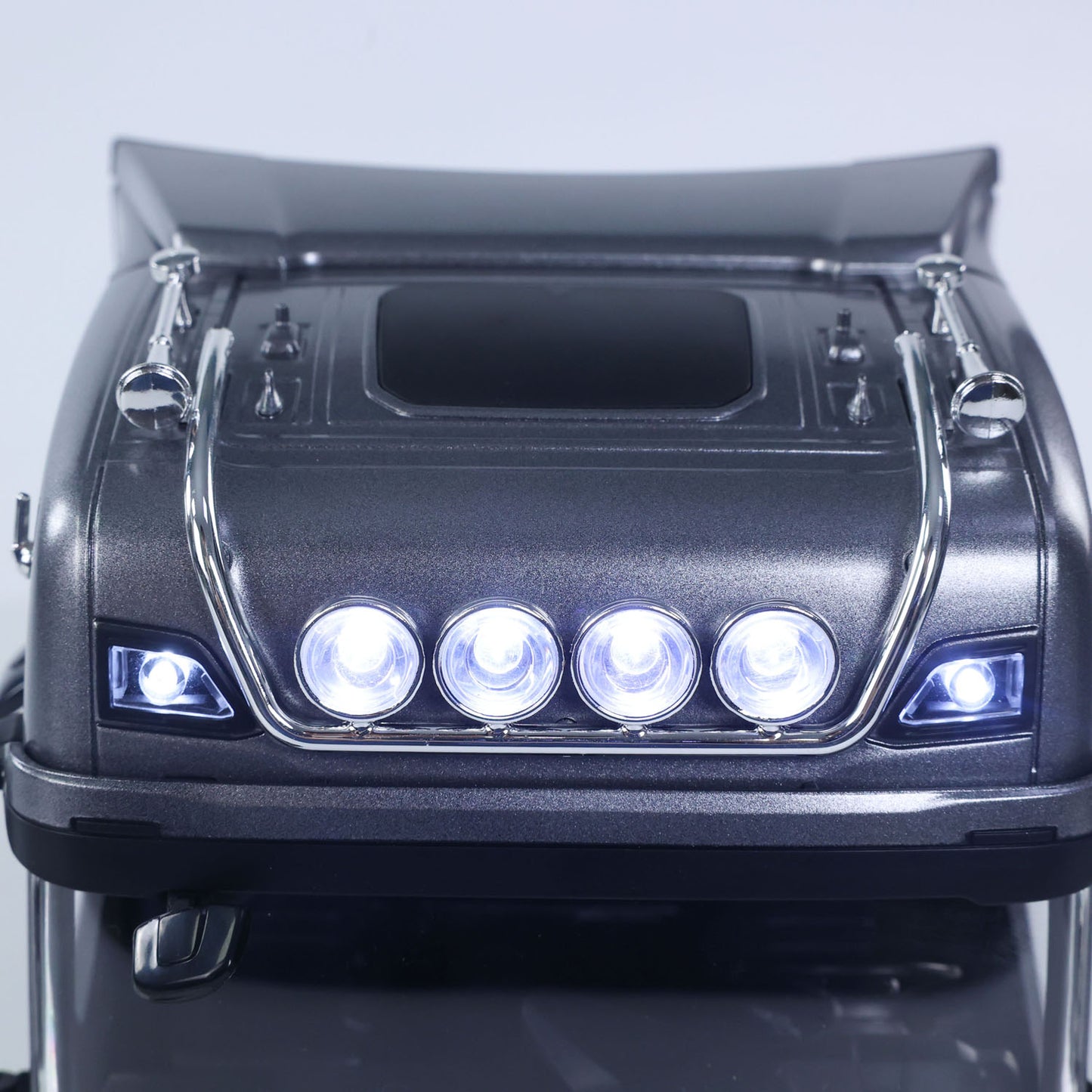 Finished Model RTR HUINA Electric 1/18 Remote Control Tractor Truck 1501PRO 6X4 RC Lorry Vehicle Light Sound Effect Battery