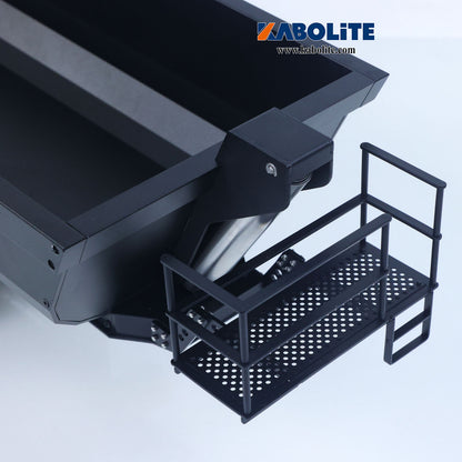 US Stock Kabolite 1/14 Metal Remote Control 3Axles Electric Lifting Semi Trailer Dumper for RC Tractor Truck SC 770S 100 Battery Charger