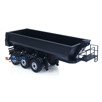 US Stock Kabolite 1/14 Metal Remote Control 3Axles Electric Lifting Semi Trailer Dumper for RC Tractor Truck SC 770S 100 Battery Charger