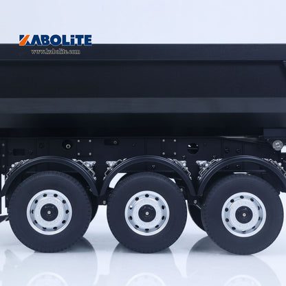 US Stock Kabolite 1/14 Metal Remote Control 3Axles Electric Lifting Semi Trailer Dumper for RC Tractor Truck SC 770S 100 Battery Charger