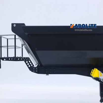 US Stock Kabolite 1/14 Metal Remote Control 3Axles Electric Lifting Semi Trailer Dumper for RC Tractor Truck SC 770S 100 Battery Charger