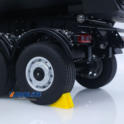 US Stock Kabolite 1/14 Metal Remote Control 3Axles Electric Lifting Semi Trailer Dumper for RC Tractor Truck SC 770S 100 Battery Charger