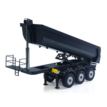 Fast Free Shipping for EU Kabolite 1/14 Metal Remote Control 3 Axles Electric Lifting Semi Trailer Dumper for 5801 RC Tractor Truck 770S 100 Support Leg