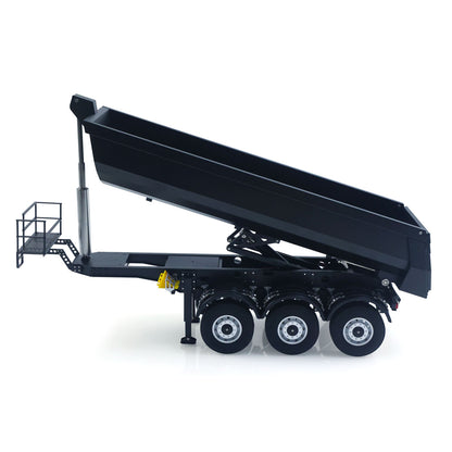 26.1Inches KABOLITE 1/14 Metal Radio Control Semi Dump Trailer Electric Lifting Truck Light Support Leg for 5801 770S RC Tractor Truck