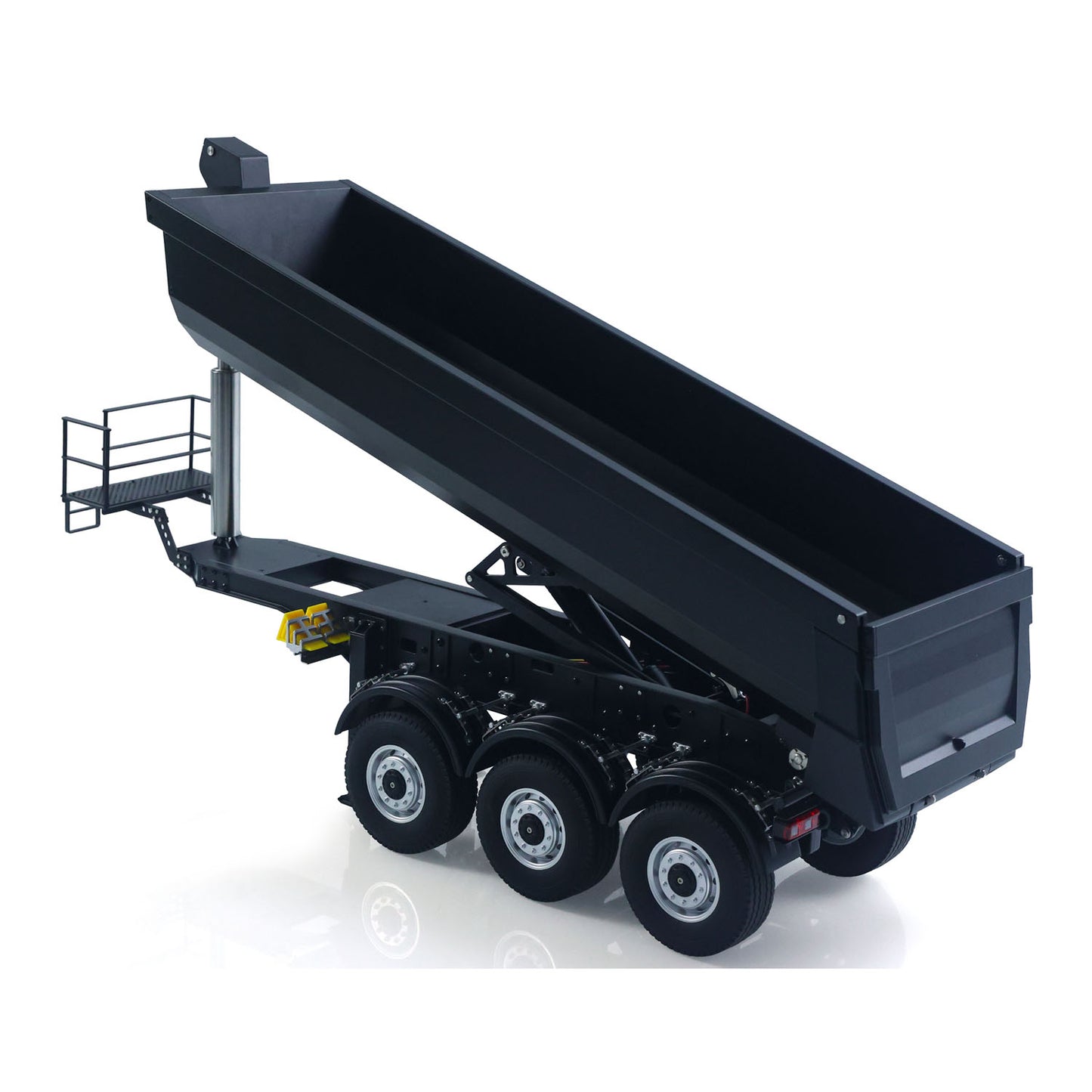 Fast Free Shipping for EU Kabolite 1/14 Metal Remote Control 3 Axles Electric Lifting Semi Trailer Dumper for 5801 RC Tractor Truck 770S 100 Support Leg