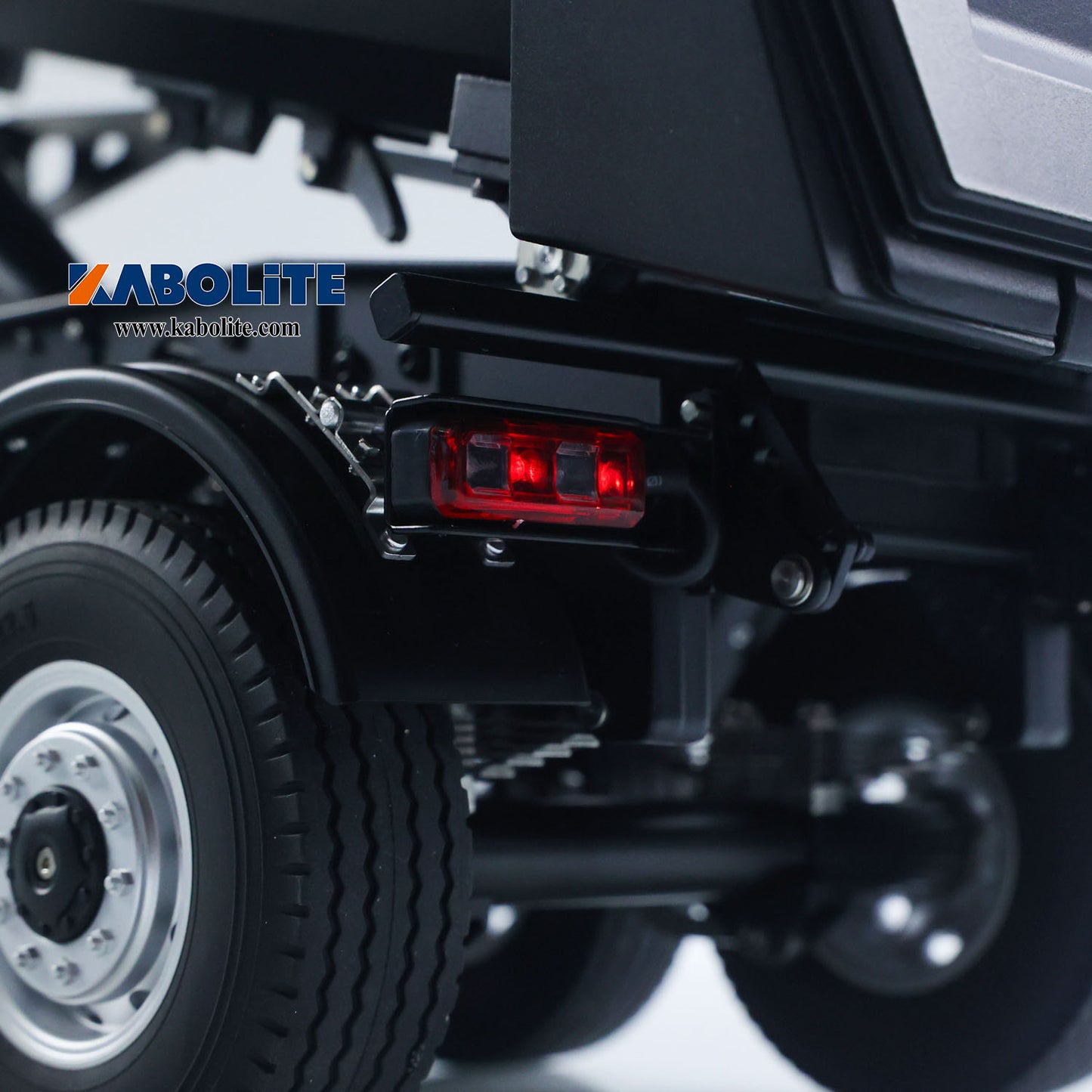 US Stock Kabolite 1/14 Metal Remote Control 3Axles Electric Lifting Semi Trailer Dumper for RC Tractor Truck SC 770S 100 Battery Charger