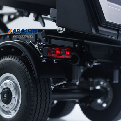 US Stock Kabolite 1/14 Metal Remote Control 3Axles Electric Lifting Semi Trailer Dumper for RC Tractor Truck SC 770S 100 Battery Charger