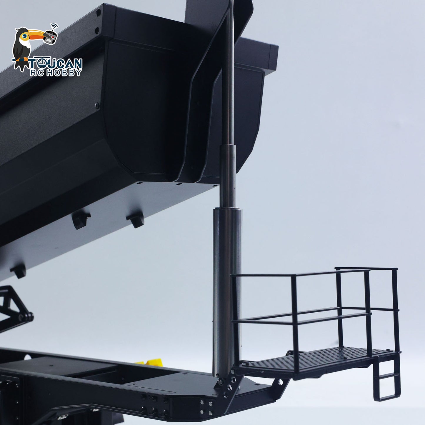 Kabolite 1/14 Metal Remote Control 3Axles Electric Lifting Semi Trailer Dumper for RC Tractor Truck SC 770S 100 Battery Charger