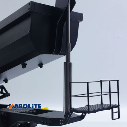 US Stock Kabolite 1/14 Metal Remote Control 3Axles Electric Lifting Semi Trailer Dumper for RC Tractor Truck SC 770S 100 Battery Charger