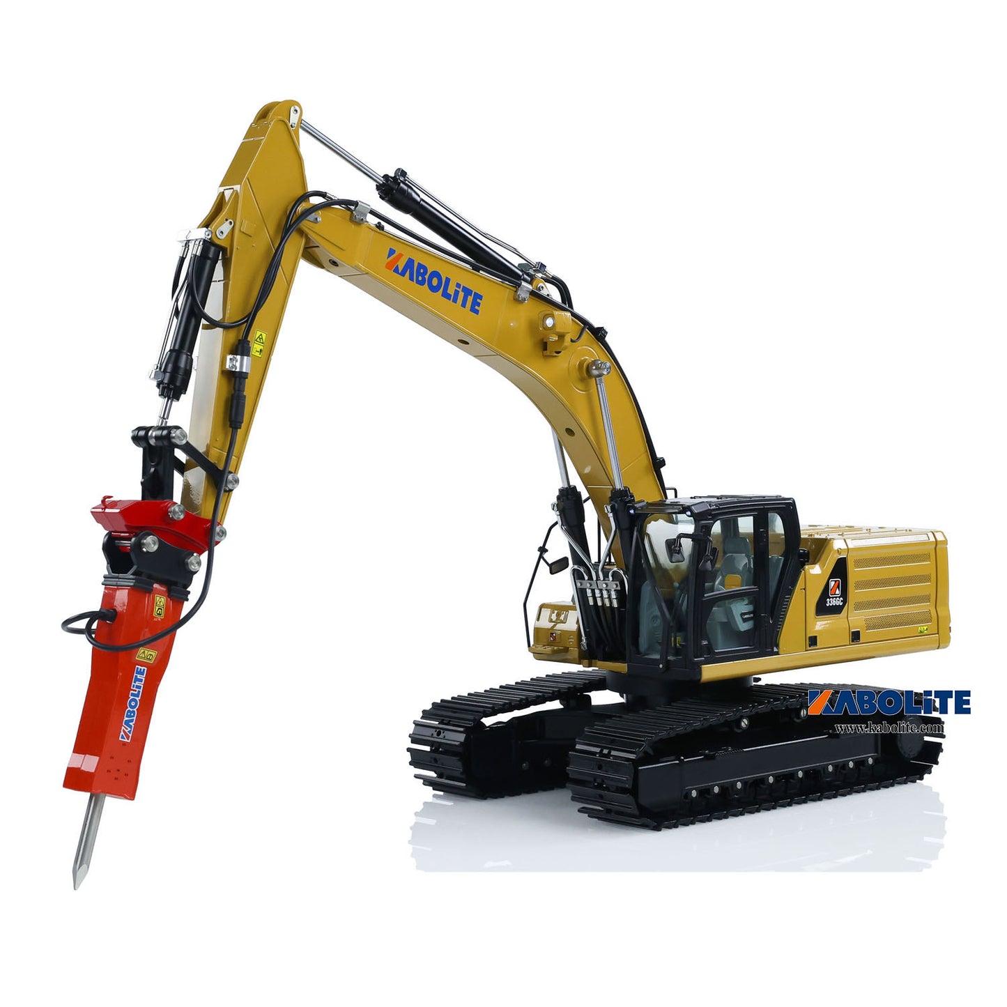 Fast Free Shipping for EU Kabolite K961-100S Pro Hydraulic RC Excavator 1/18 RTR Metal Remote Control Digger FlySky ST8 Radio Construction Model