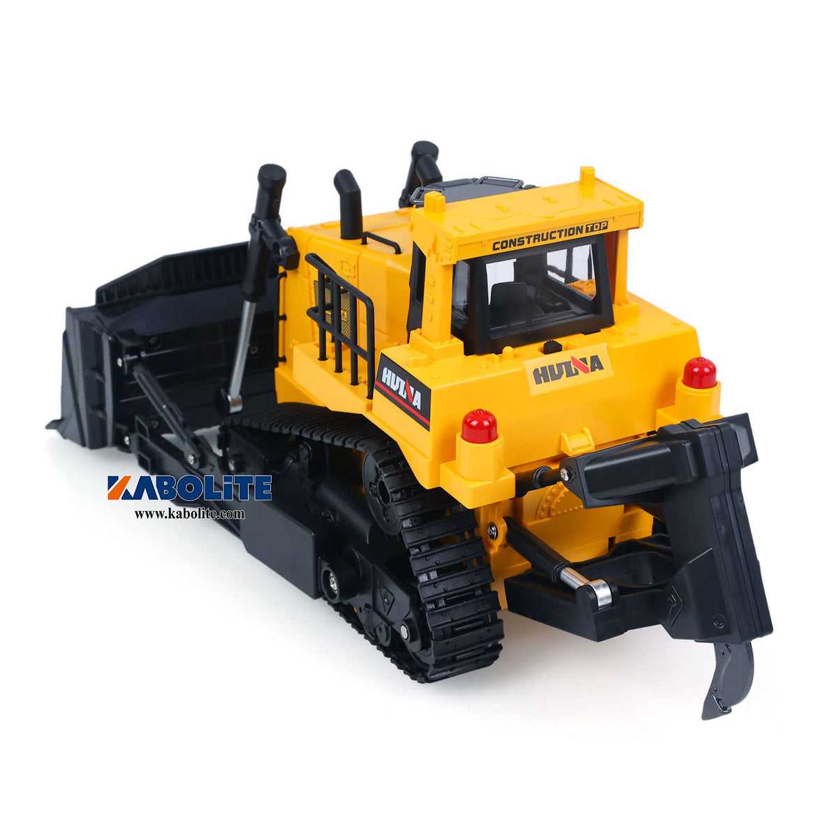IN Stock HUINA 1554 1/16 Electric Remote Control Bulldozer with Metal Ripper Light Sound Effect for Construction Vehicle Hobbyists