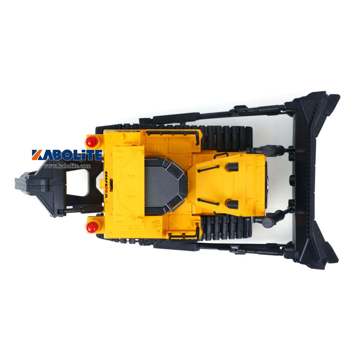 IN Stock HUINA 1554 1/16 Electric Remote Control Bulldozer with Metal Ripper Light Sound Effect for Construction Vehicle Hobbyists