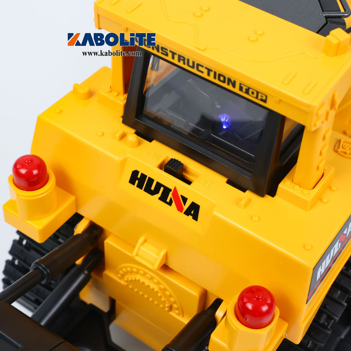 IN Stock HUINA 1554 1/16 Electric Remote Control Bulldozer with Metal Ripper Light Sound Effect for Construction Vehicle Hobbyists